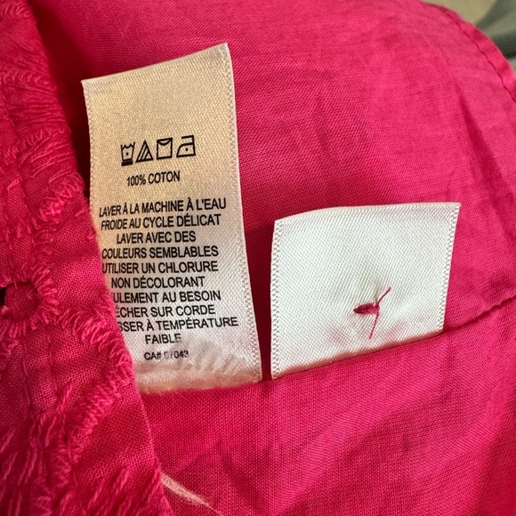 Sigrid Olsen Crochet Eyelet Shift Dress, Pink 
Size S - Picture 6 of 8